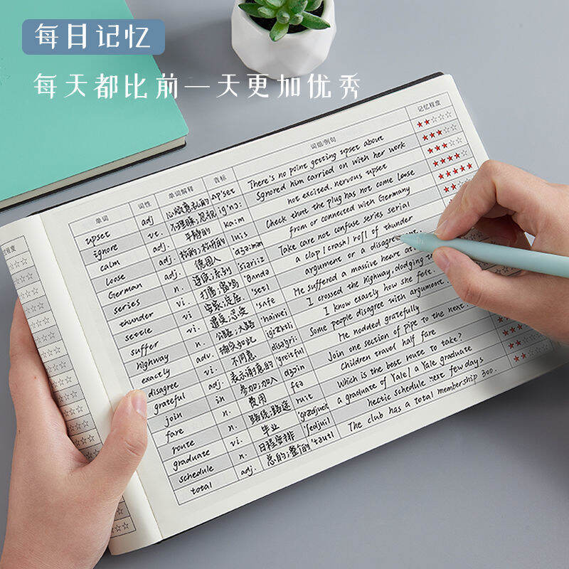 Sổ Từ Mới Tiếng Anh Sổ Ghi Chép Tích Lũy Ký Ức Từ Vựng B5 Sổ Ghi Chép Tiếng Anh Học Sinh Thi Nghiên Cứu Sinh