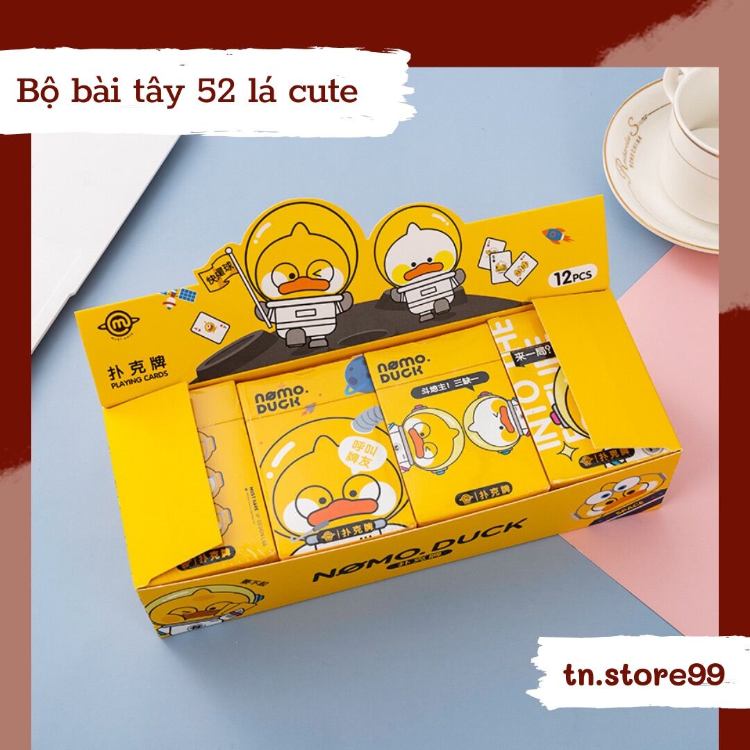 BỘ BÀI TÂY 52 LÁ POCKER CUTE DỄ THƯƠNG