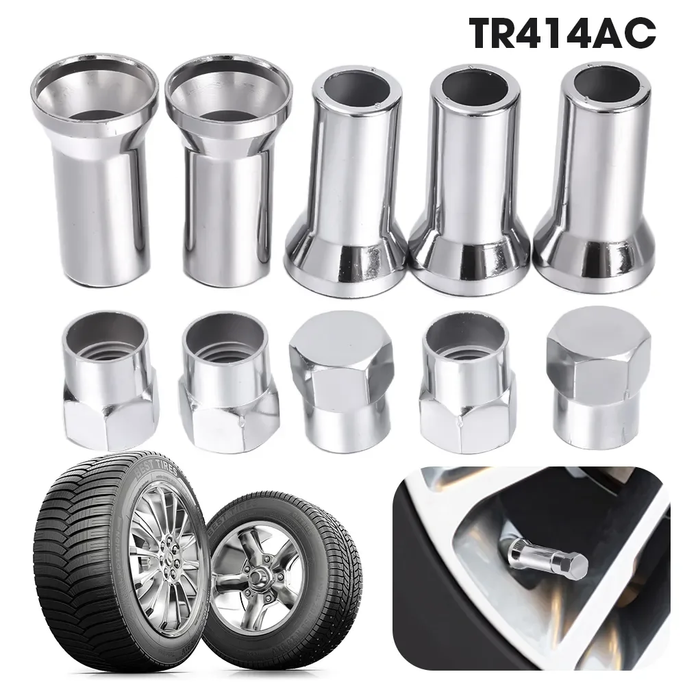 Bộ Nắp Van Chrome 10 Chiếc Mũ Lục Giác Có Tay Có Cho Ô Tô, Xe Tải Lốp Bánh Lốp Van Thân Mặc các Bộ Phận