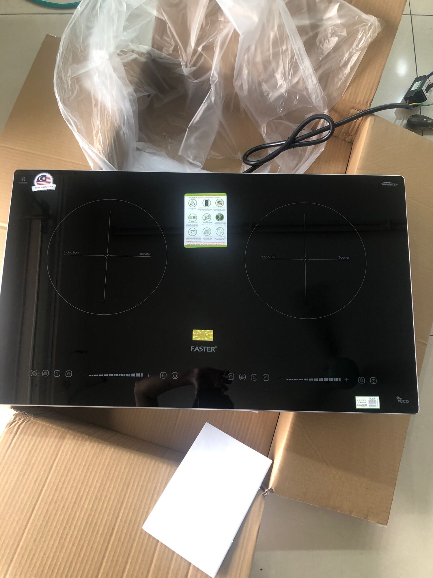 Bếp từ đôi faster 812GI cao cấp