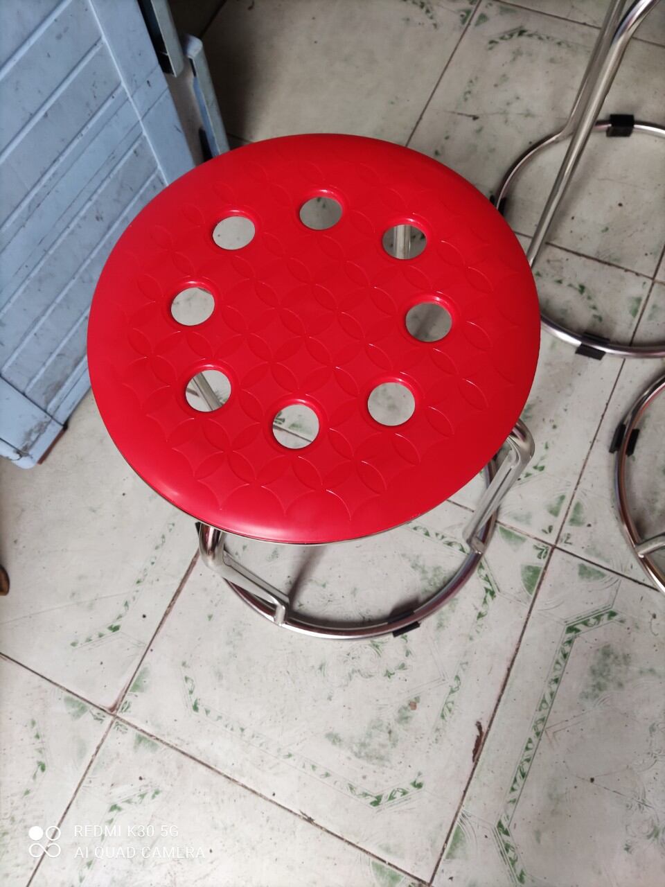 ghế đôn inox mặt nhựa cao cấp