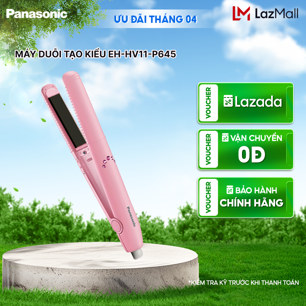 Máy Duỗi Tạo Kiểu Tóc Panasonic EH-HV11-P645 - Hàng Chính Hãng – Bảo Hành 12 Tháng