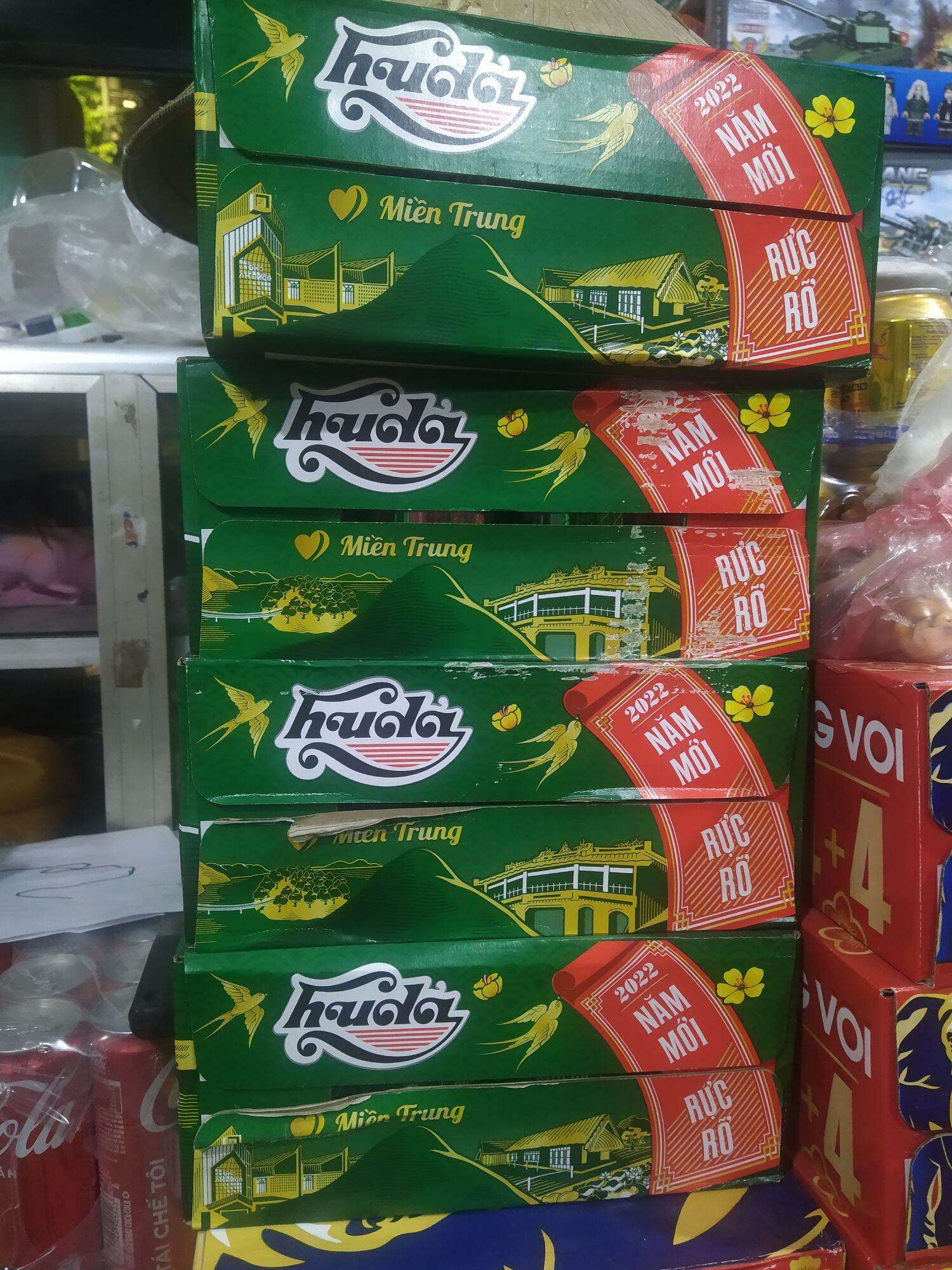Thùng bia huda 24 lon x 330ml