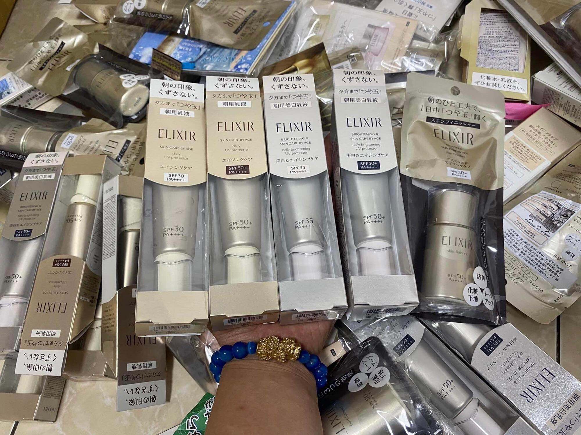 Kem Dưỡng Ngày chống nắng Elixir đủ 2 loại