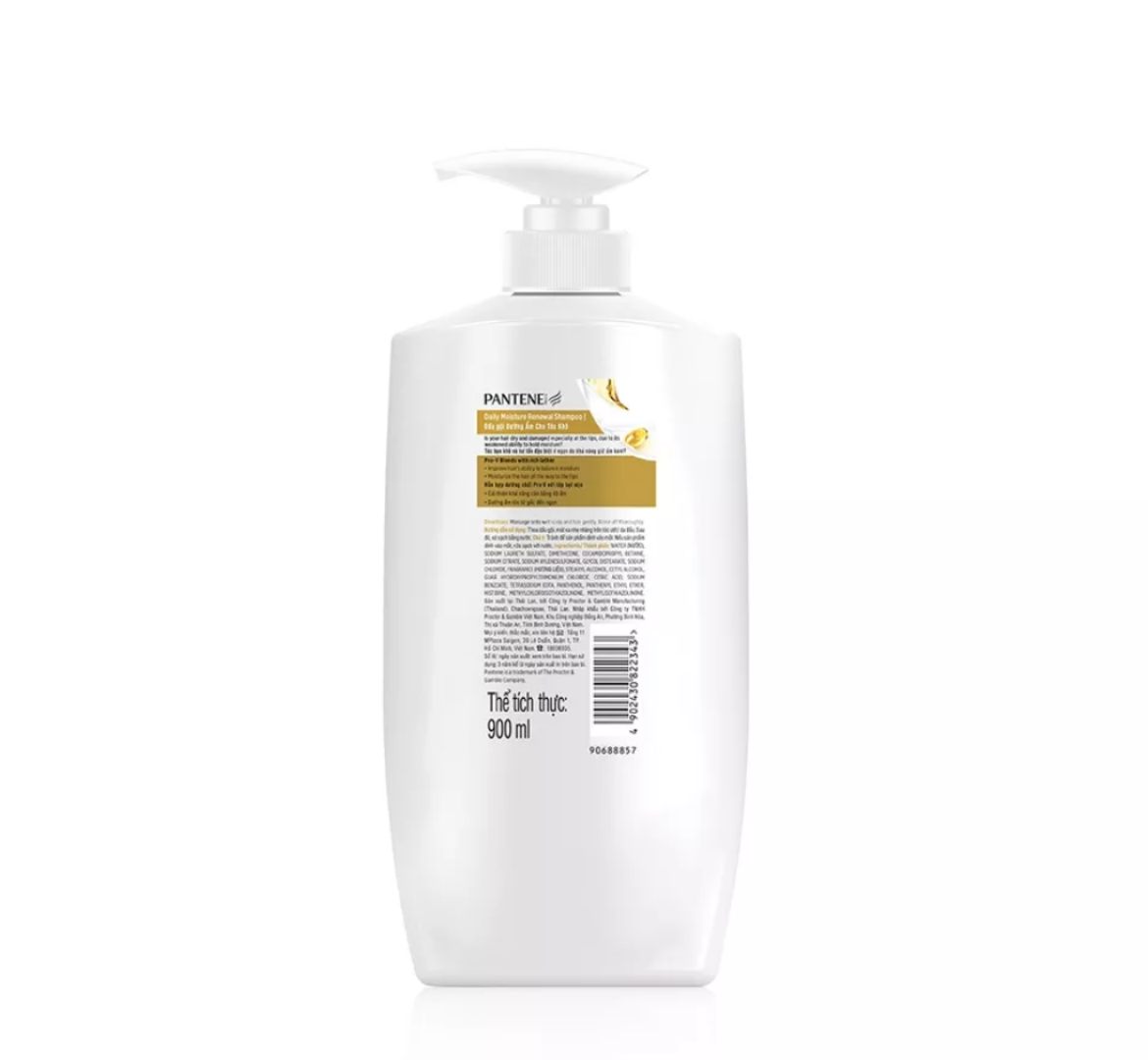 dầu gội pantene 900ml dưỡng ẩm tóc khô