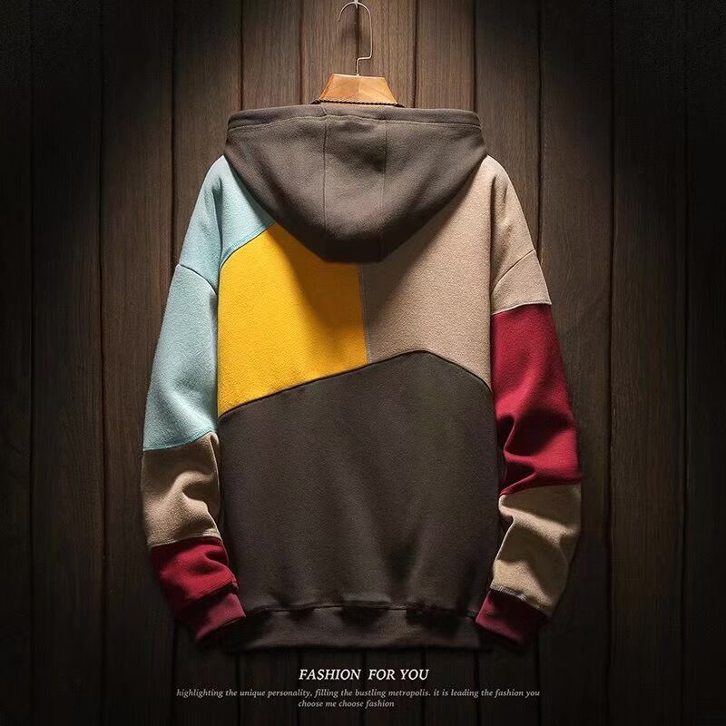 Áo Hoodie Áo Khoác Nam Lót Lông Thu Đông Nam Áo Nam Liền Mũ Trào Lưu Thanh Thiếu Niên Dày Dặn Mùa Đông Mẫu Mới 2021