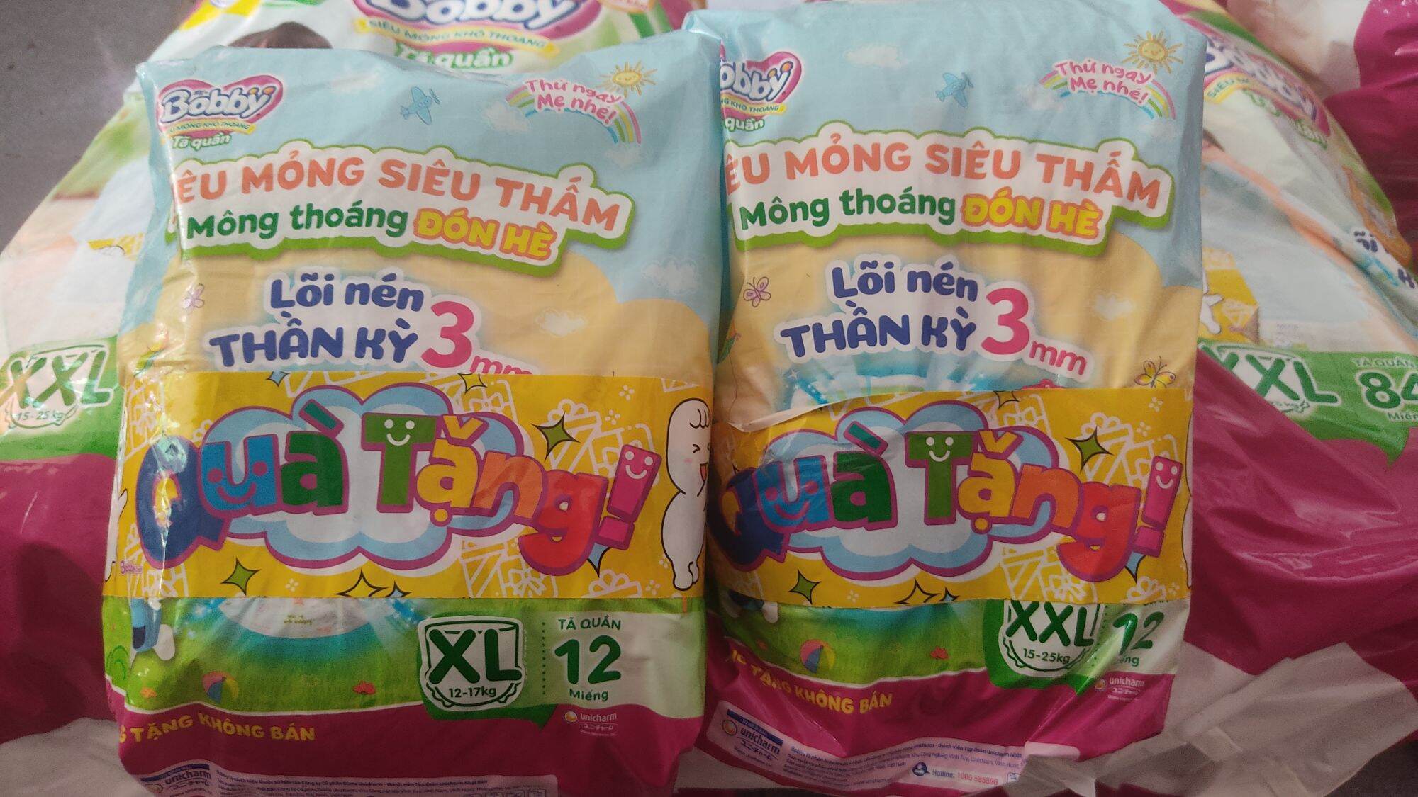 Tã quần bobby l12/l16/xl12/xxl12/xl14/ xxl14 miếng date 2026
