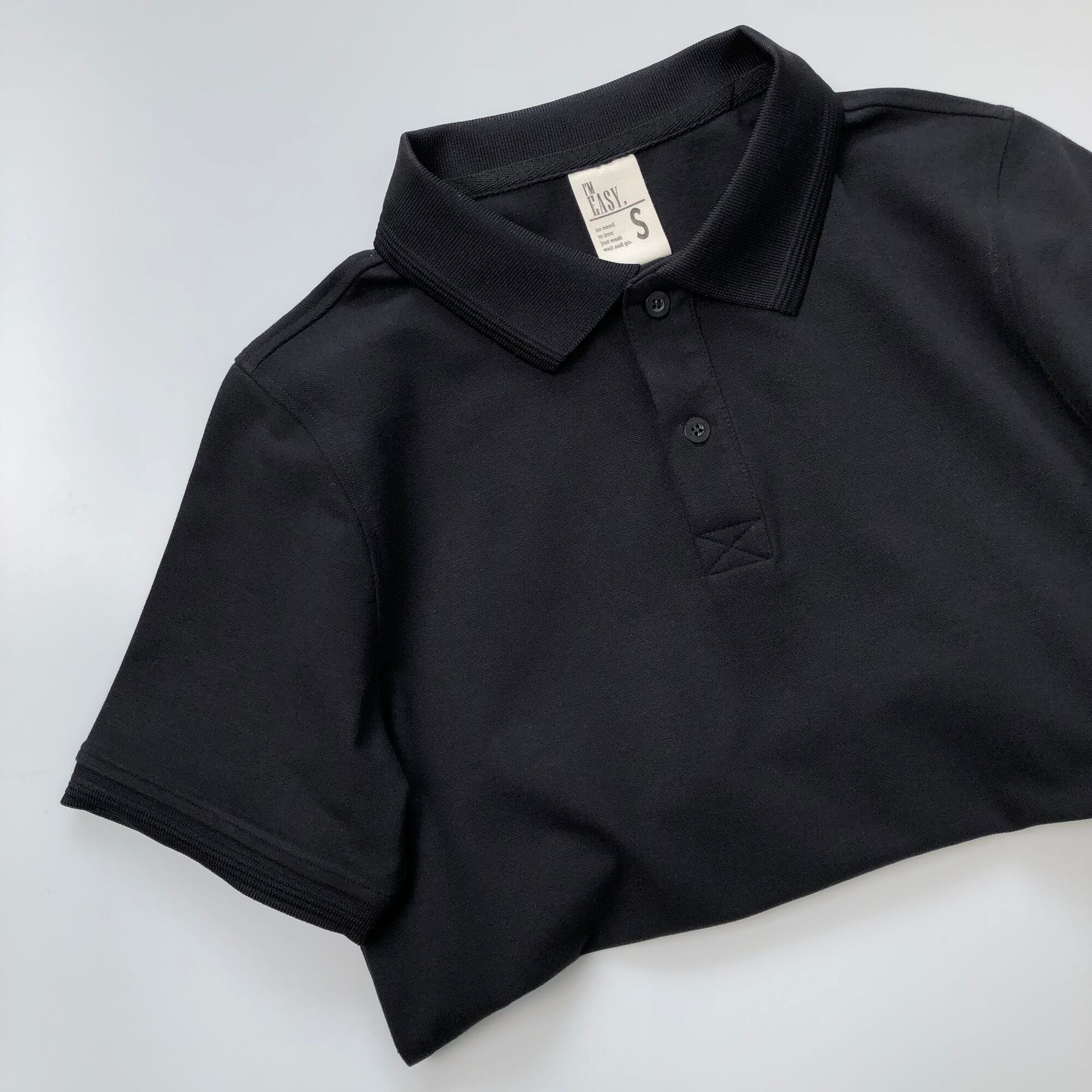 Áo Polo Stillus Premium Pique màu Đen