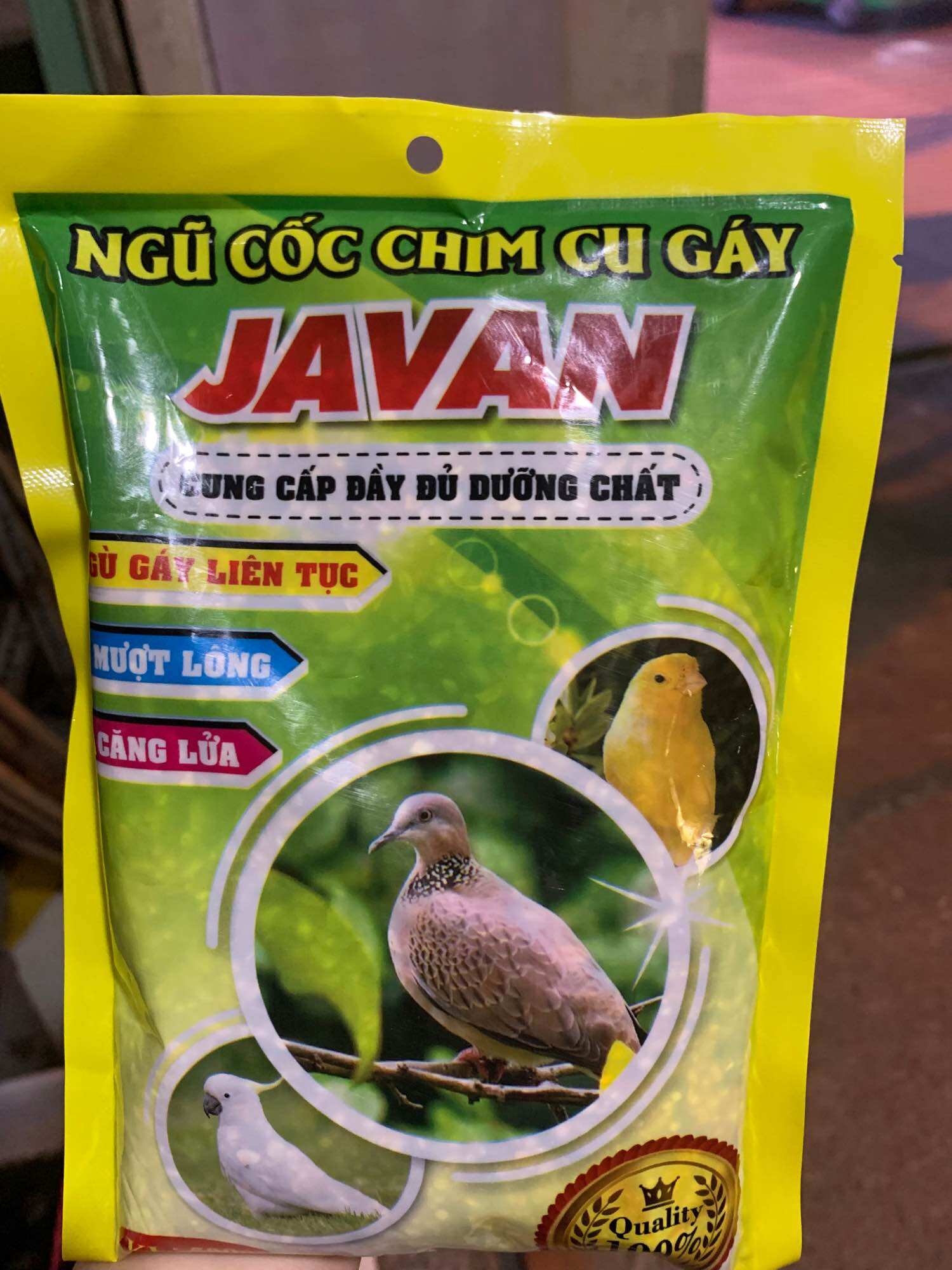 Ngũ cốc chim cu gáy javan đầy đủ dinh dưỡng gói 500g