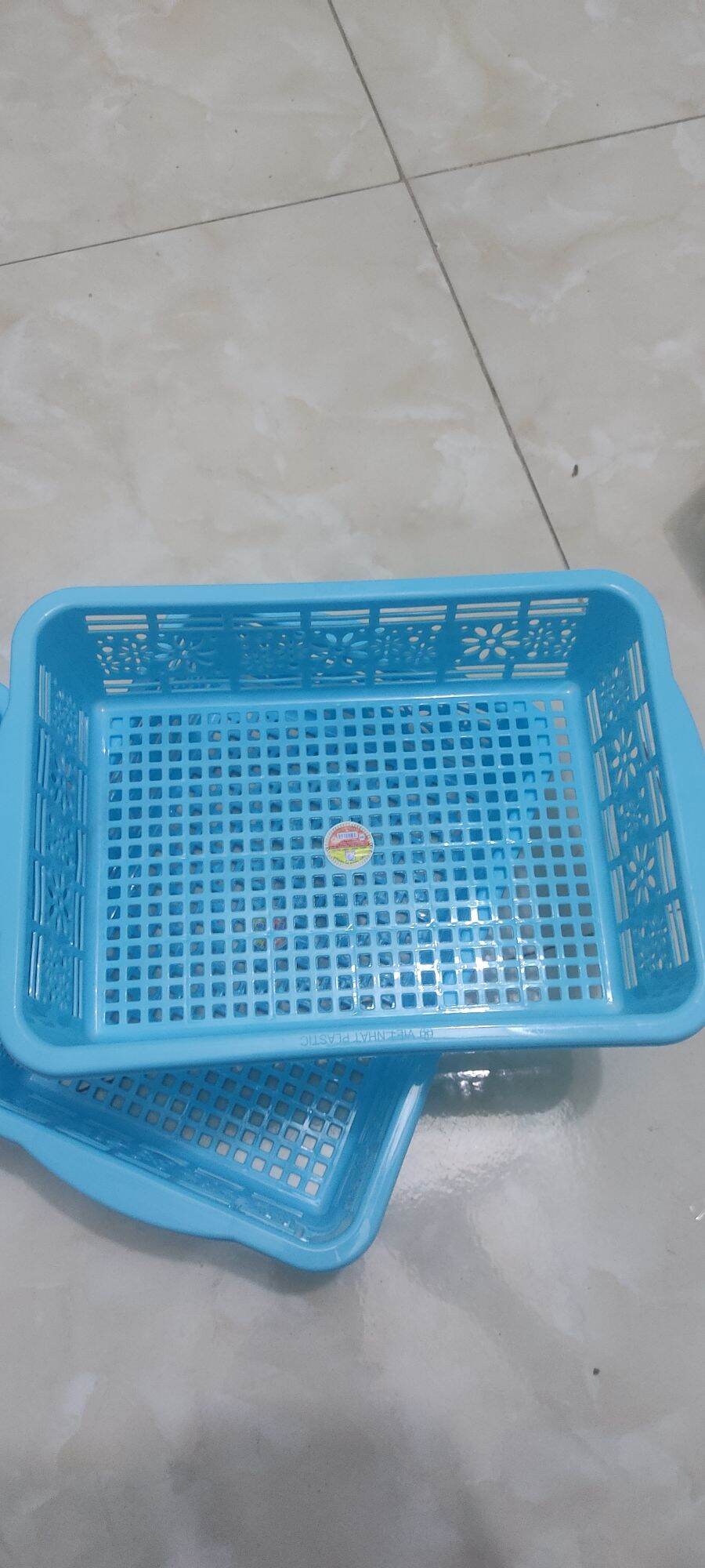 Set of 10 Rectangular Baskets