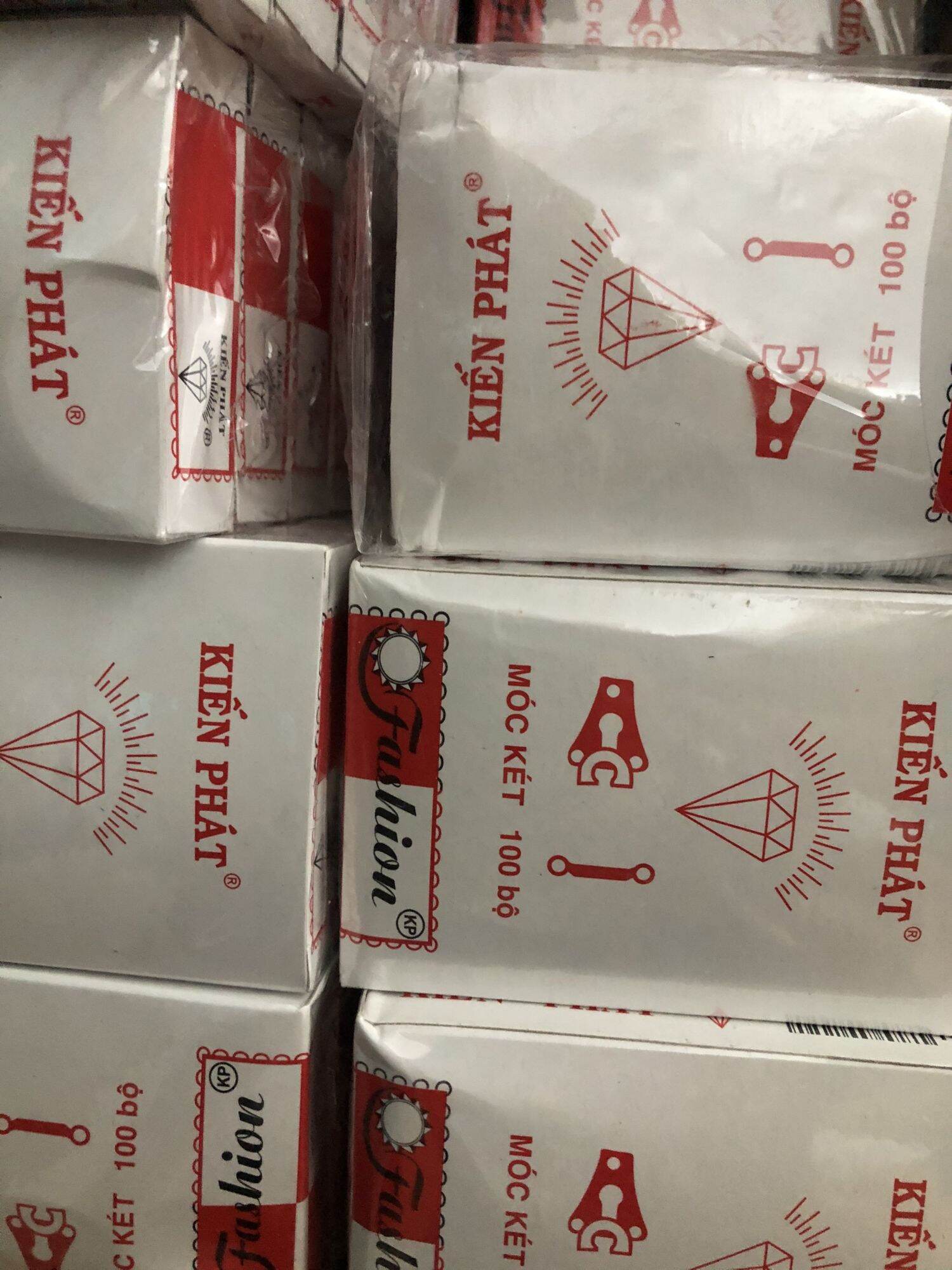 Hộp móc kết quần tây (100 bộ inox )