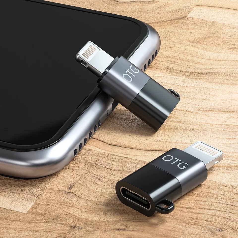 Đầu OTG chuyển đổi Type C sang lightning cho IP