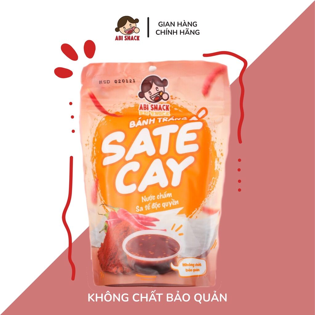 BÁNH TRÁNG SATẾ CAY ABI SNACK