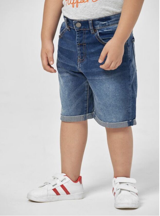 Quần short jeans bé trai Canifa SJ563 cho bé từ 2-5 tuổi