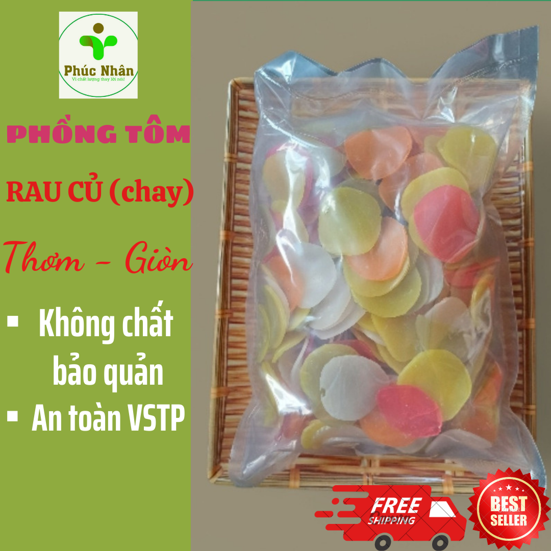 BÁNH PHỒNG TÔM RAU CỦ - tự nhiên