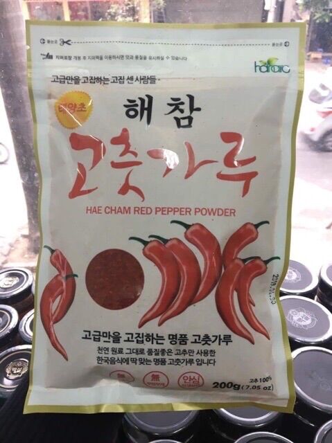 Ớt bột thượng hạng Heacham Hàn Quốc loại 200g