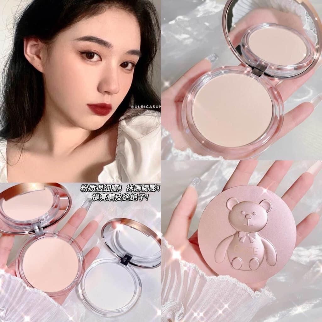 Phấn nén cace bear kiềm dầu chính hãng nội địa