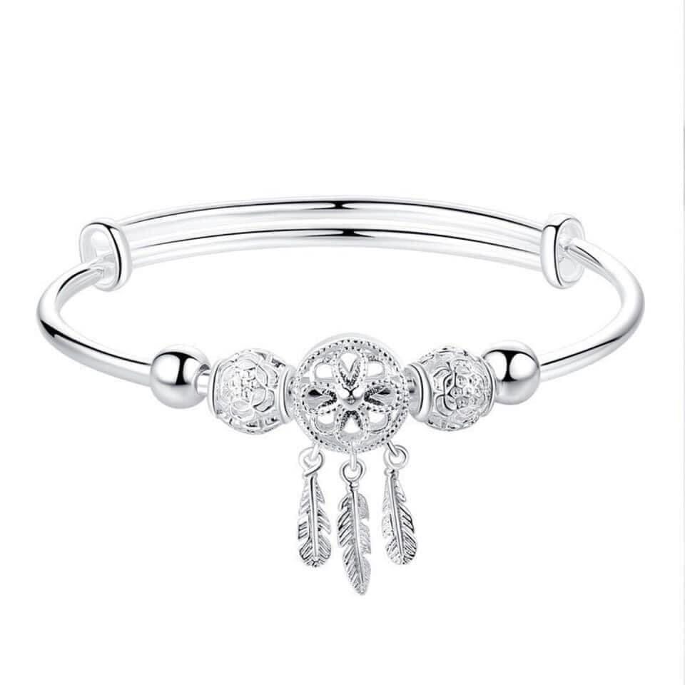 [HCM - ẢNH THẬT] VÒNG TAY DREAMCATCHER MẠ BẠC SIÊU HOT