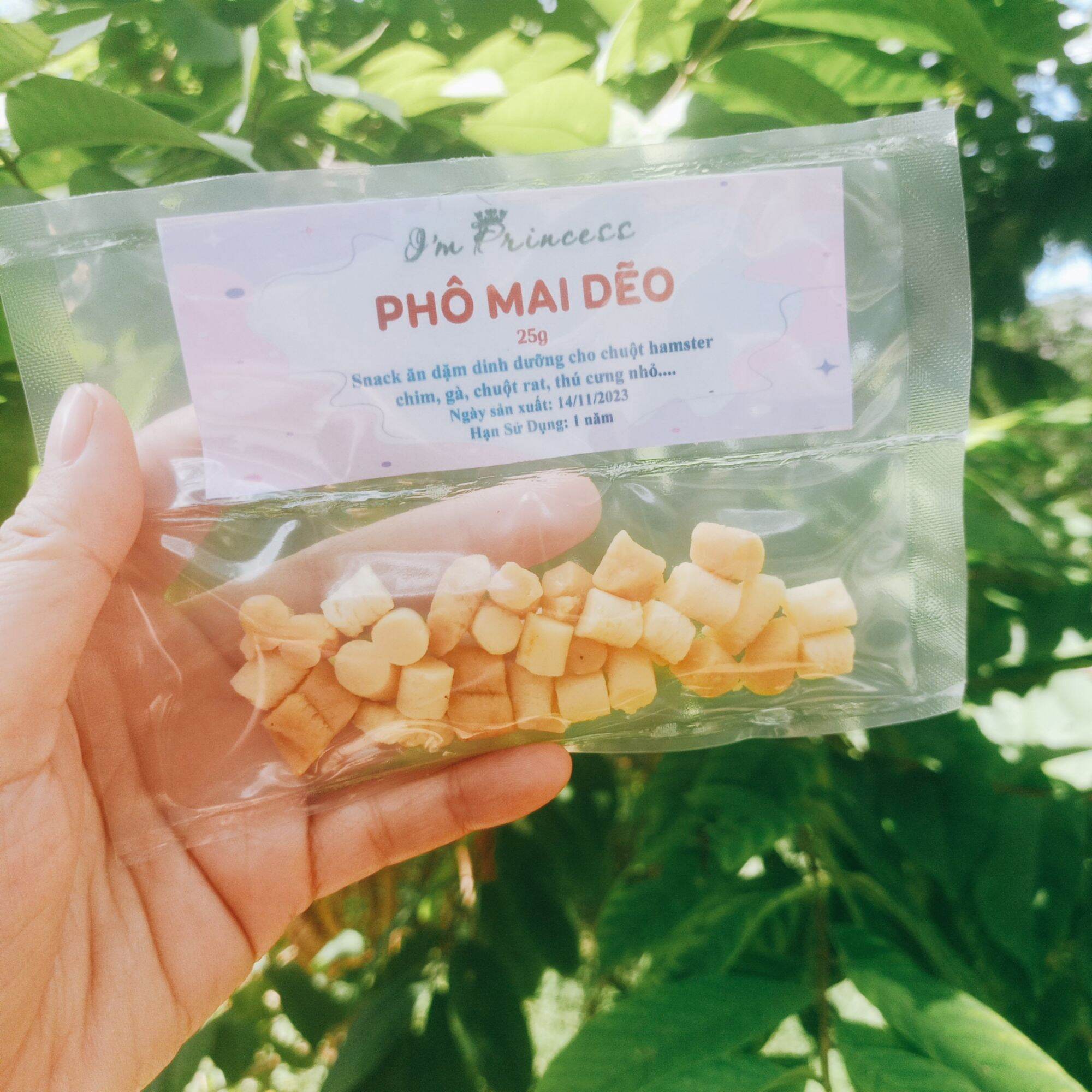 25g Phô mai cho hamster _ Thức ăn cho hamster