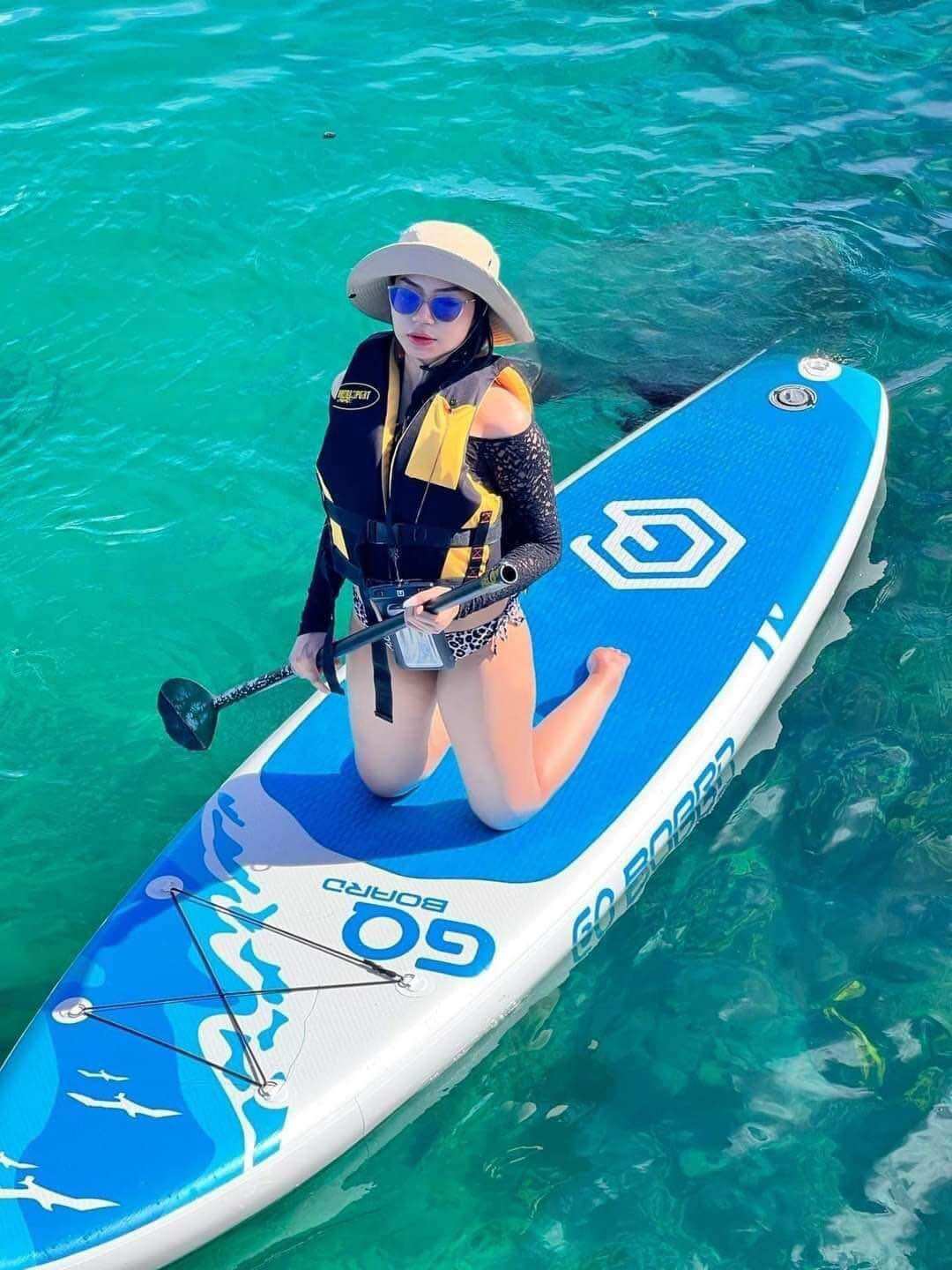 Sw335 - gq board - thuyền sup / ván chèo đứng bơm hơi