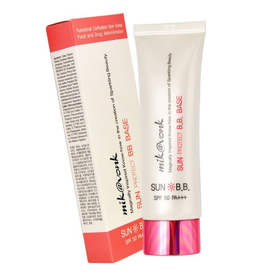 Chính hãng KEM CHỐNG NẮNG DƯỠNG DA MIK VONK SUN PROTECT BB BASE