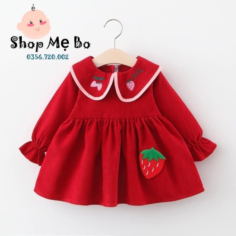 Váy bé gái mặc thu đông