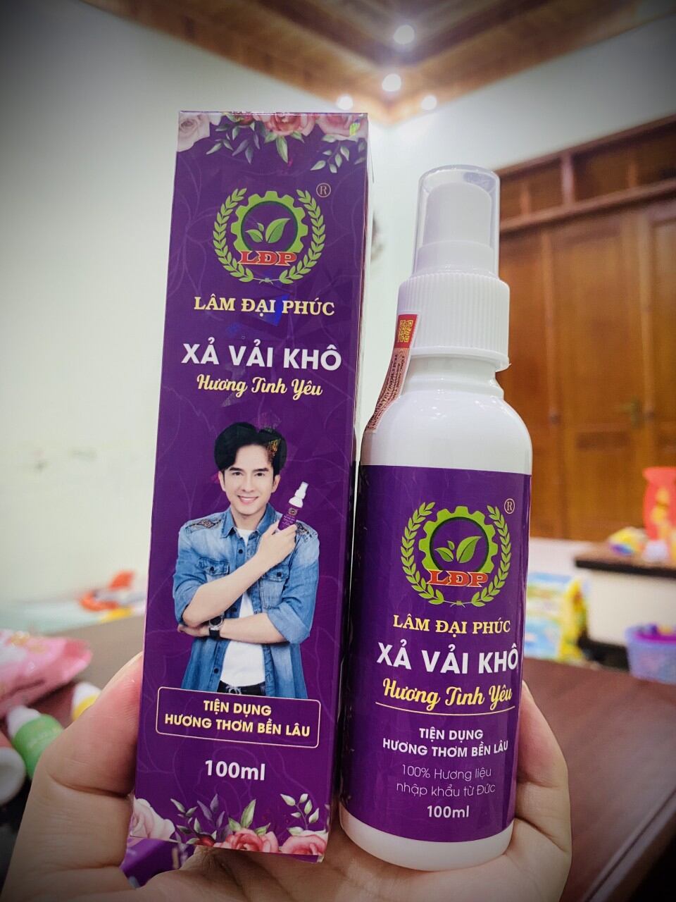 Combo 2 chai nước xịt xả vải Lâm Đại Phúc