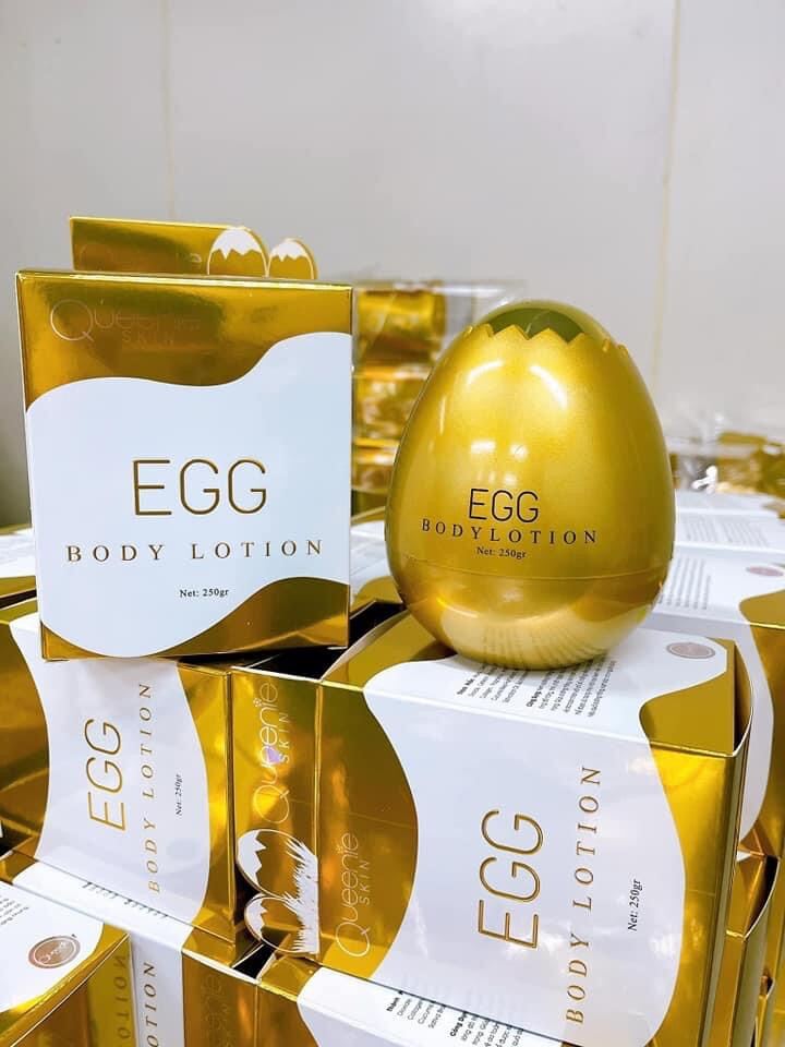 Body trứng vàng Queenie 250gr mẫu mới nhất