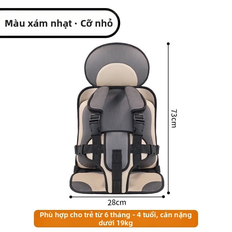 DENGJIE | Ghế An Toàn Ô Tô Di Động Không Gò Bó Cho Trẻ Em
