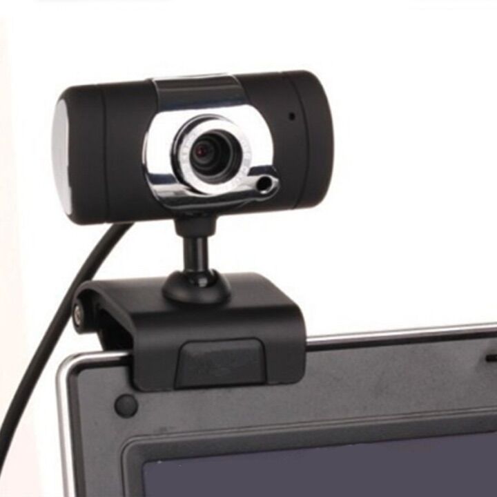 Webcam Xoay Có Đèn Led Kèm Micro Tiện Dụng