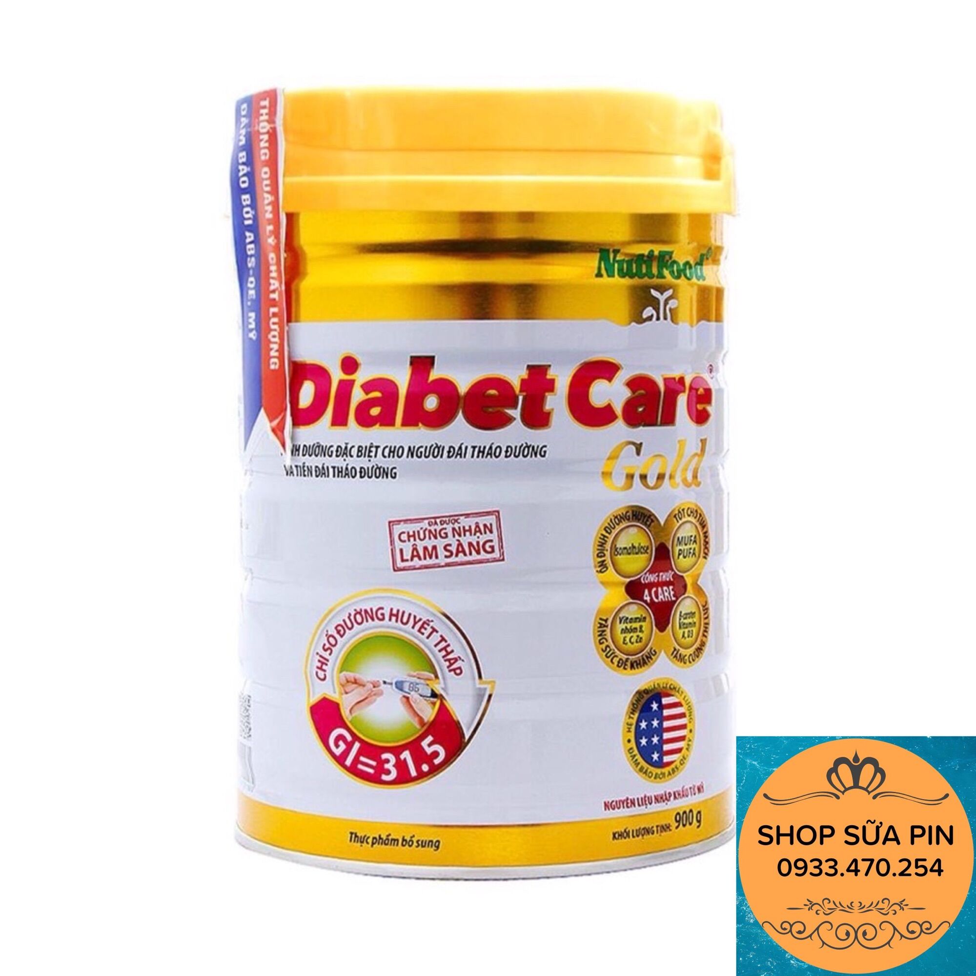 Sữa bột Diabetcare gold lon 900g