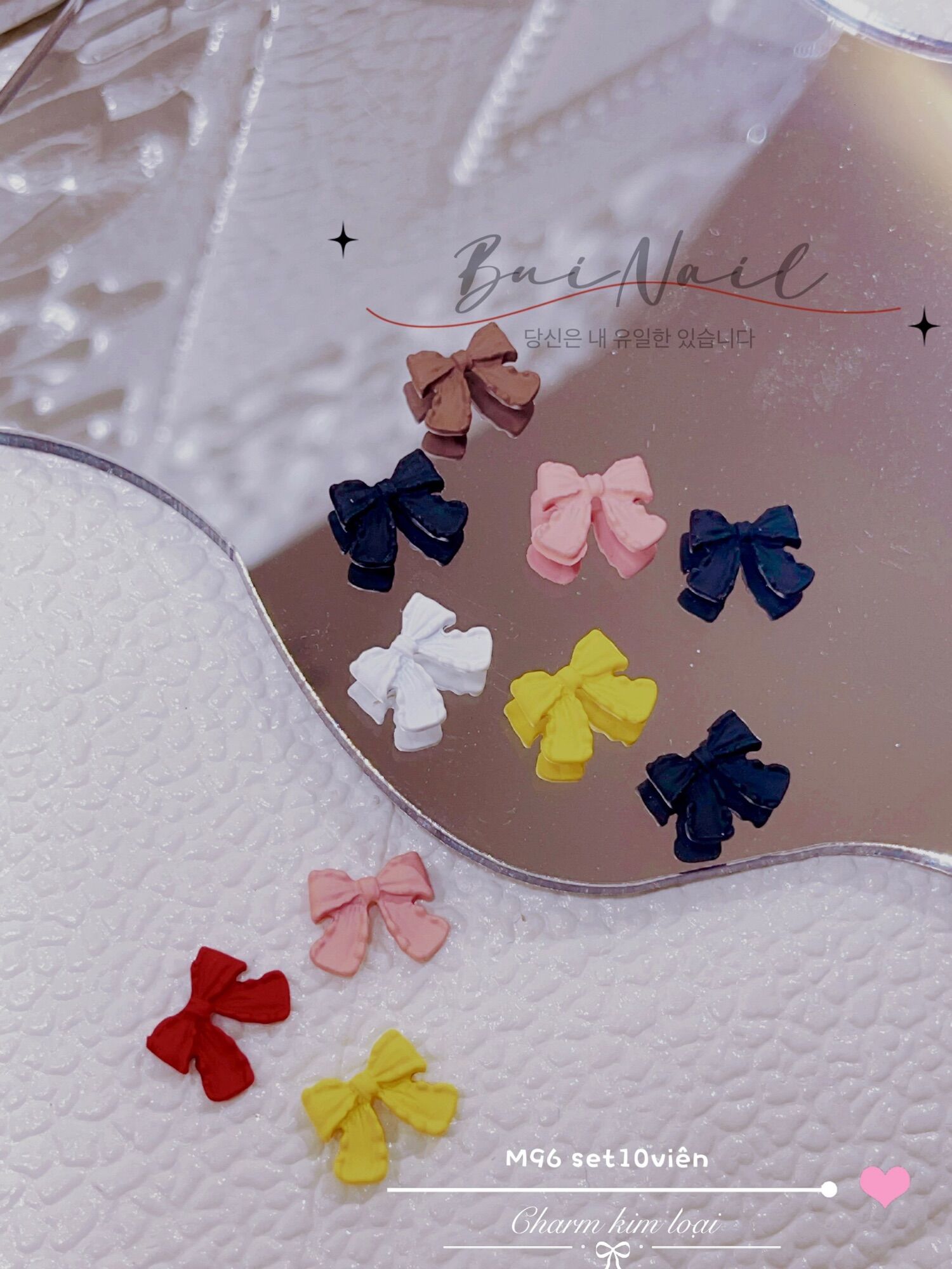 CHARM NƠ SẮT SET 10viên M96