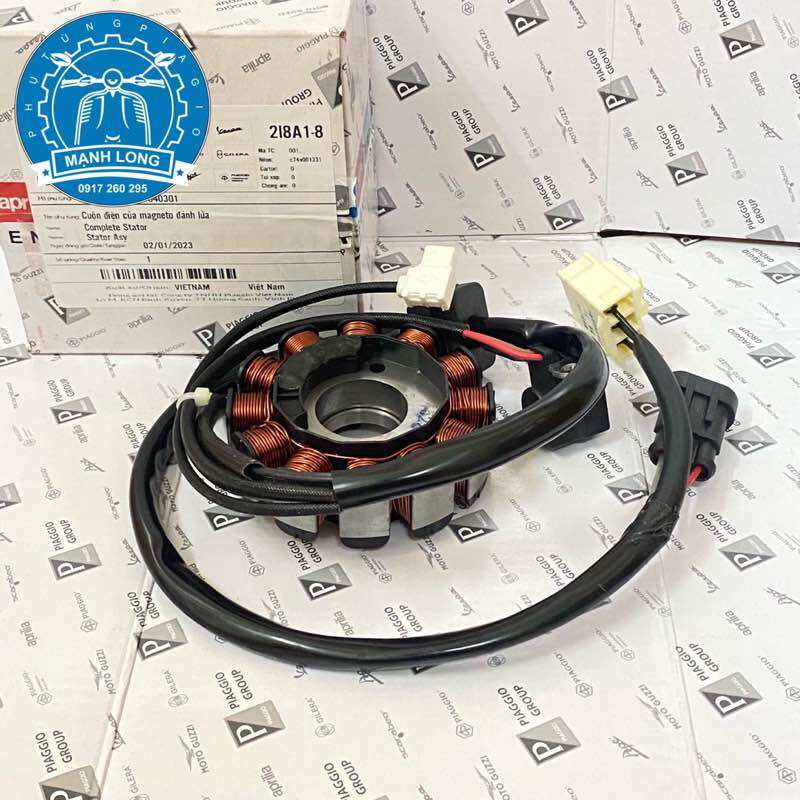 Cuộn điện, Mâm lửa Vespa Lx ie, Liberty ie ( Piaggio - Vespa 2v ie Phun xăng điện )
