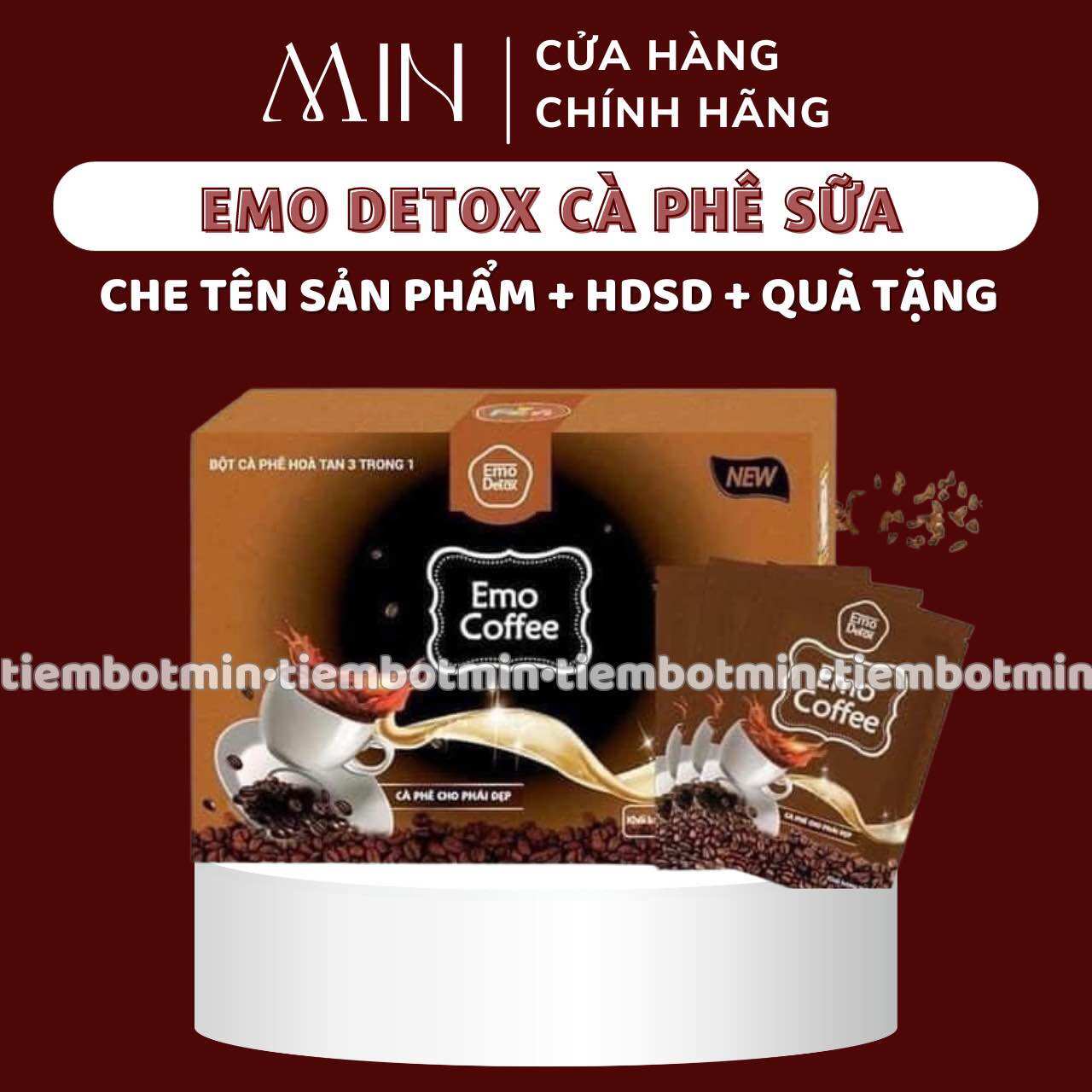 Nước uống giảm cân emo milk tea chính hãng/ giam can cap toc