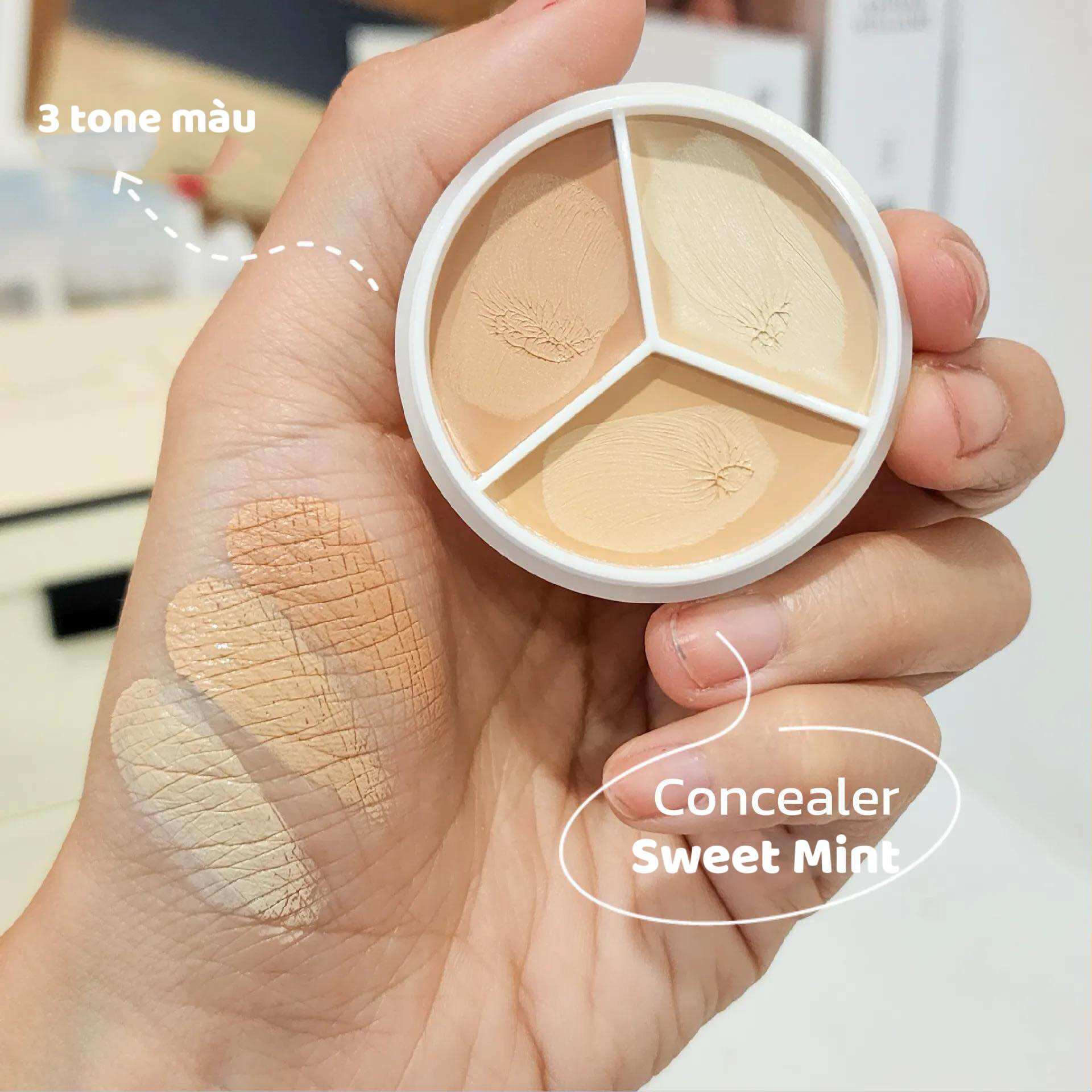Kem Che Khuyết Điểm 3 ô Sweet Mint