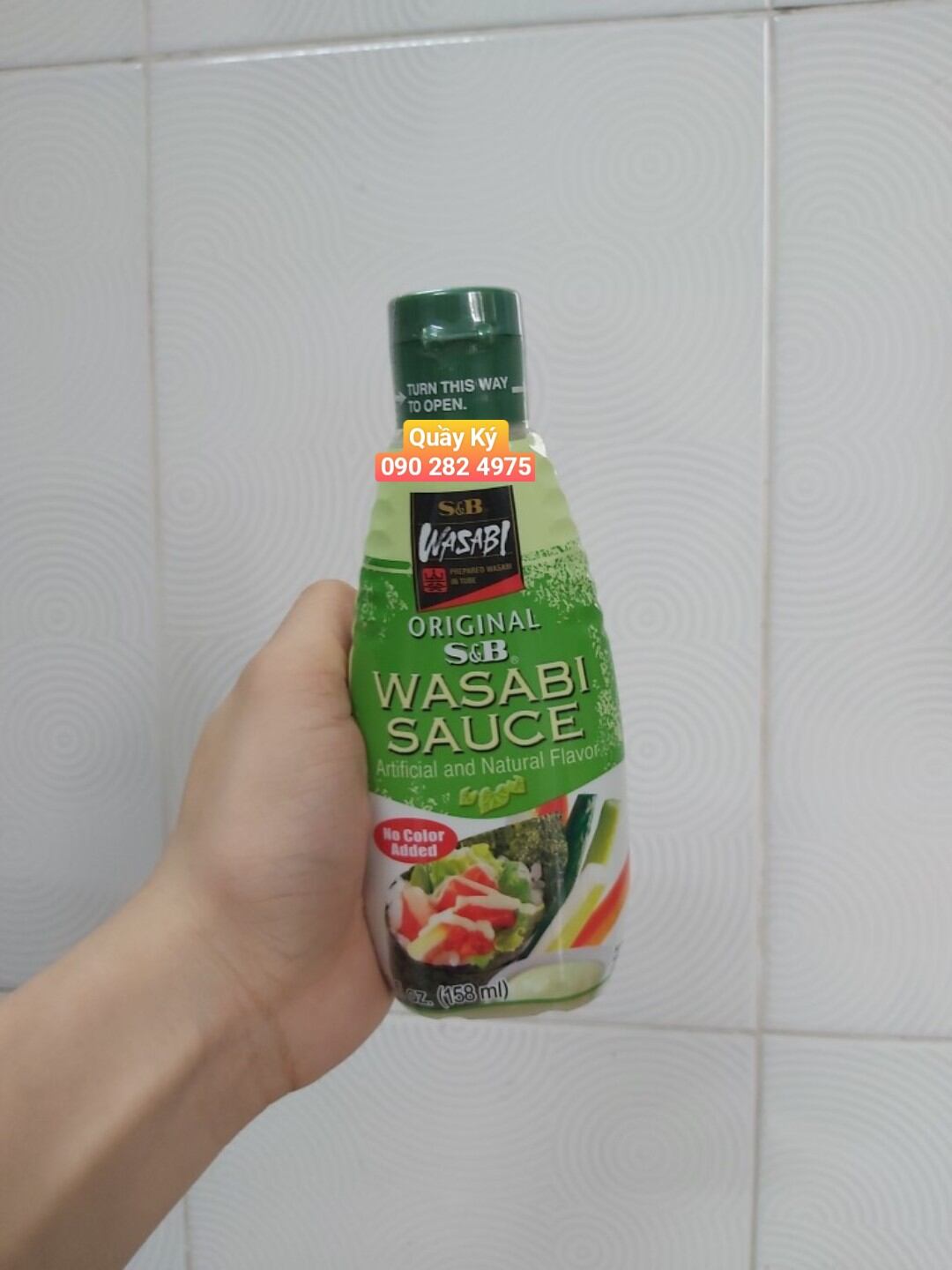Mù tạt/ tạc xanh xịn s&b 158ml