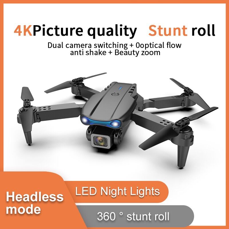 Flycam E99/K3, có 2 camera 4K , pin 1800mah ( tặng túi đựng)