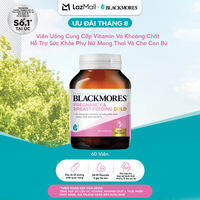 Vitamin Tổng Hợp Cho Bà Bầu và Mẹ Cho Con Bú Blackmores Pregnancy & Breast-Feeding Gold Lọ 60 Viên