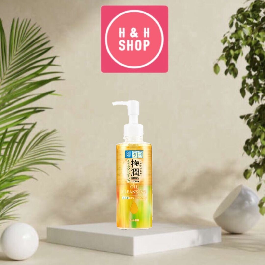 Dầu tẩy trang dưỡng ẩm Hada labo Gokujyun Cleansing Oil 200ml