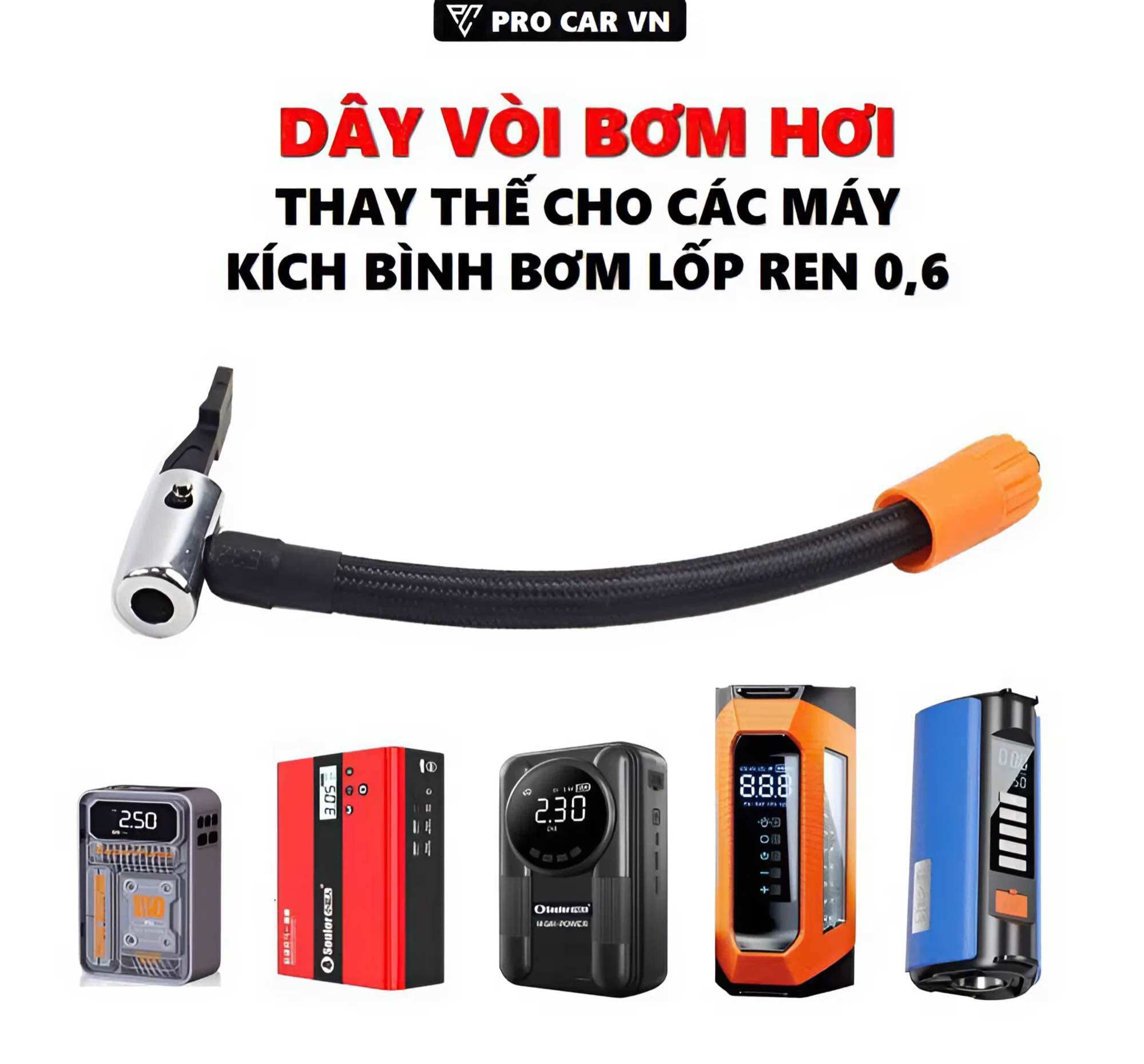 Tire Pump Nozzle - Replacement for Genuine Soulor Tire Inflators Giá 75,000 Đồng*Miễn phí vận chuyển