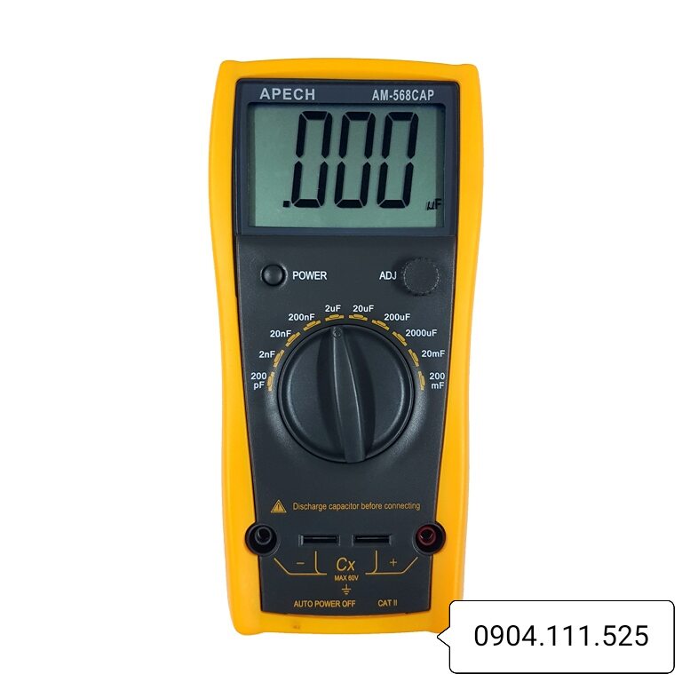 Đồng hồ đo tụ điện, đo điện dung APECH AM-568 CAP