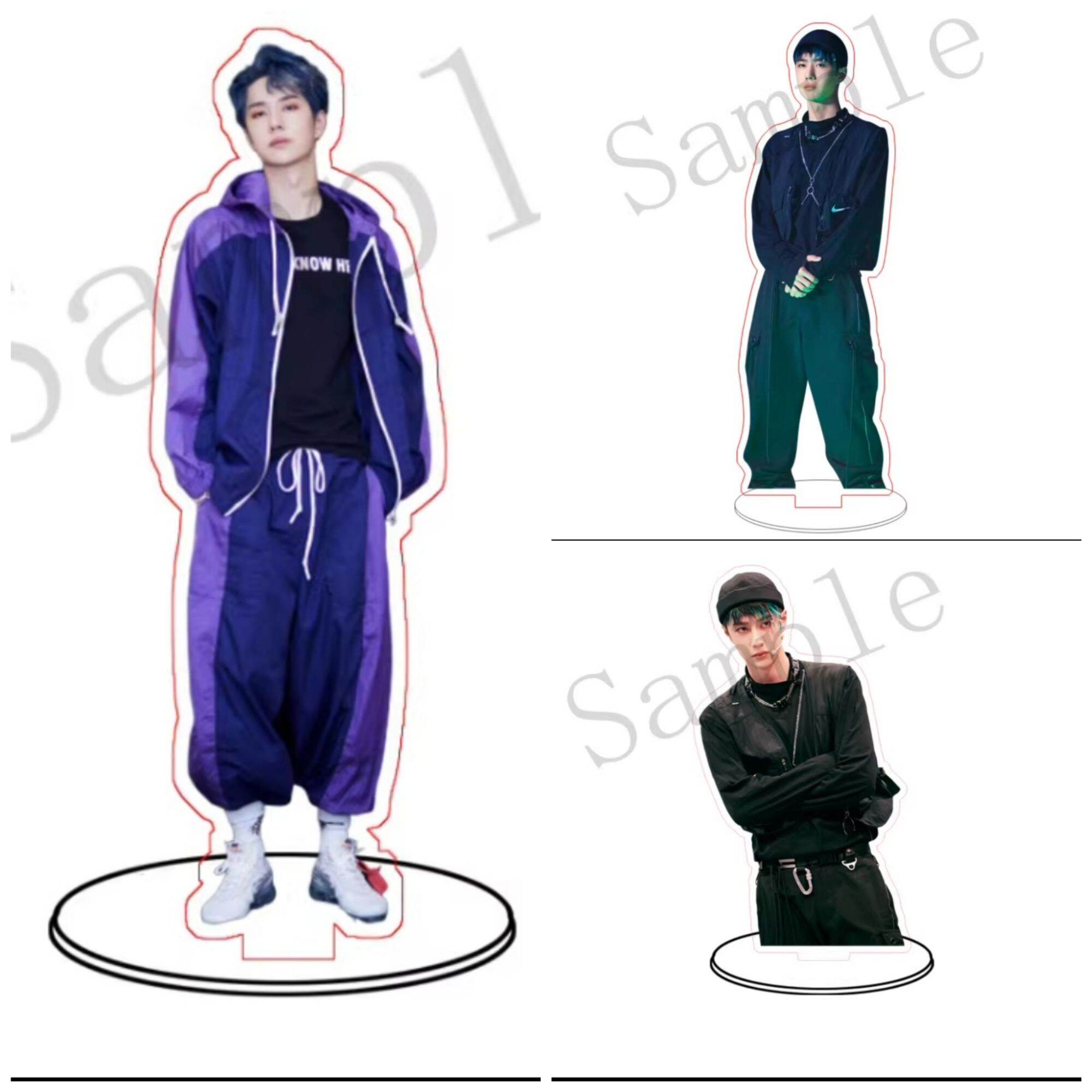 Standee mica Vương Nhất Bác 15cm