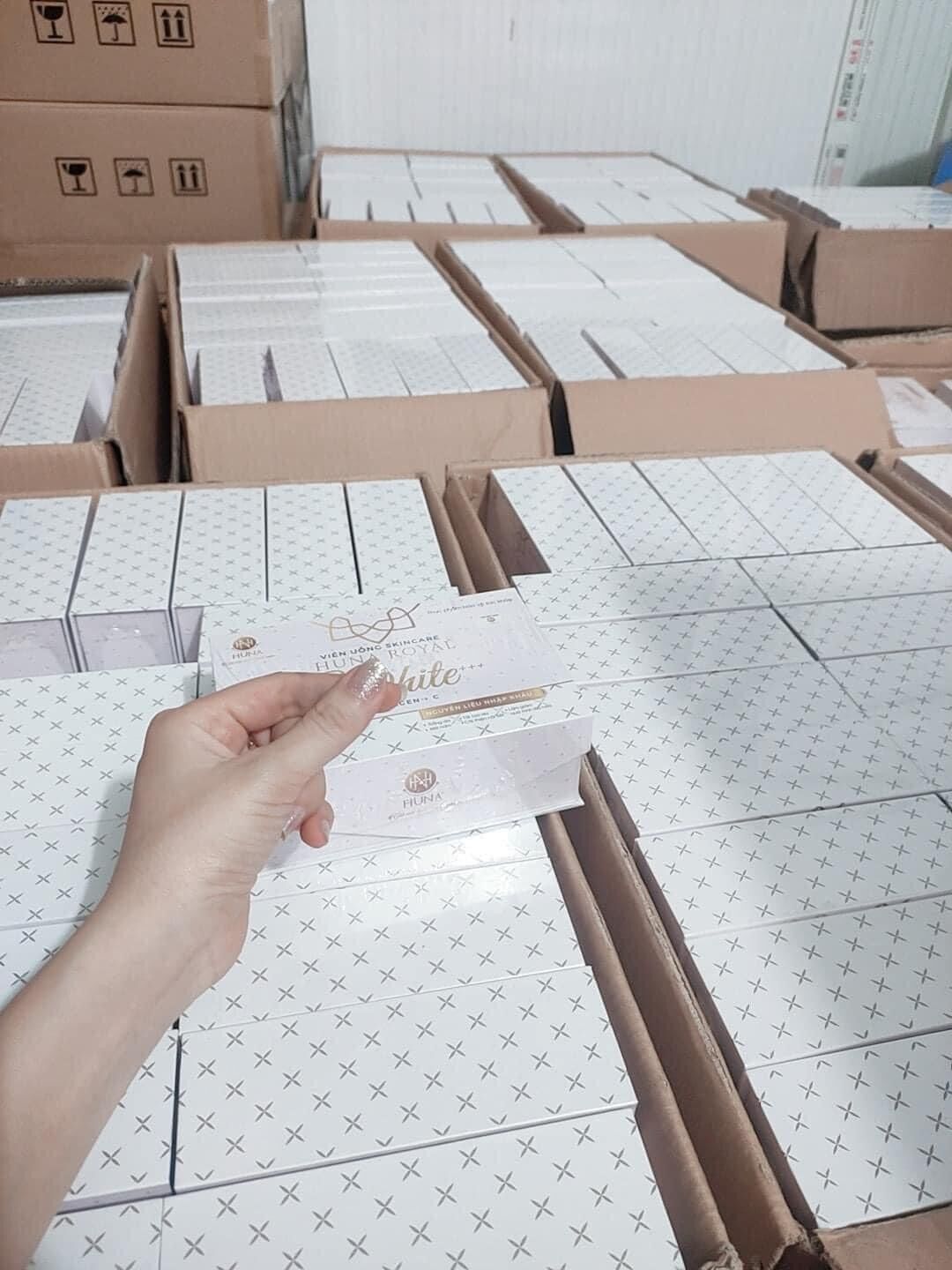 Viên Uống Trắng Da Mờ Nám White+++ Cao Cấp Huna