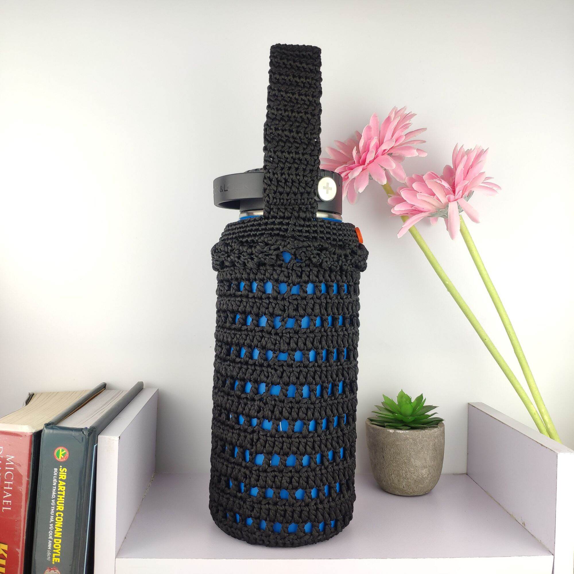 Túi đựng ly giữ nhiệt size 800-890ml, chất liệu sợi Việt Nam, kích thước 9x20 cm, phù hợp cho trẻ sơ sinh và trẻ nhỏ.