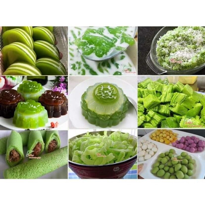 100gr Bột lá nếp thơm dùng làm bánh nấu chè