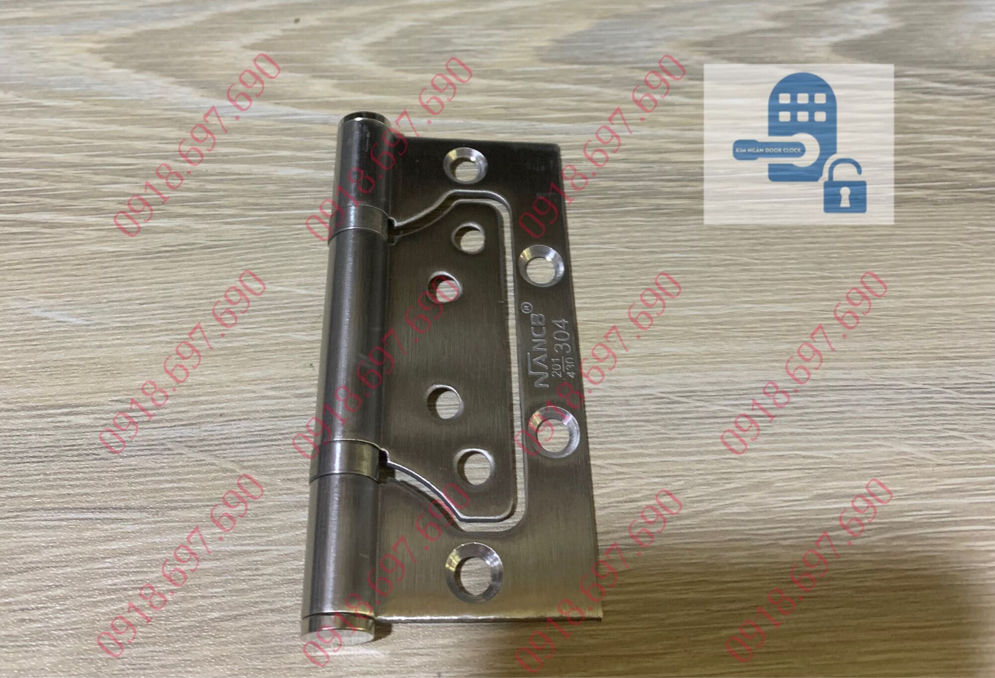 Bản lề inox âm dương cửa gỗ