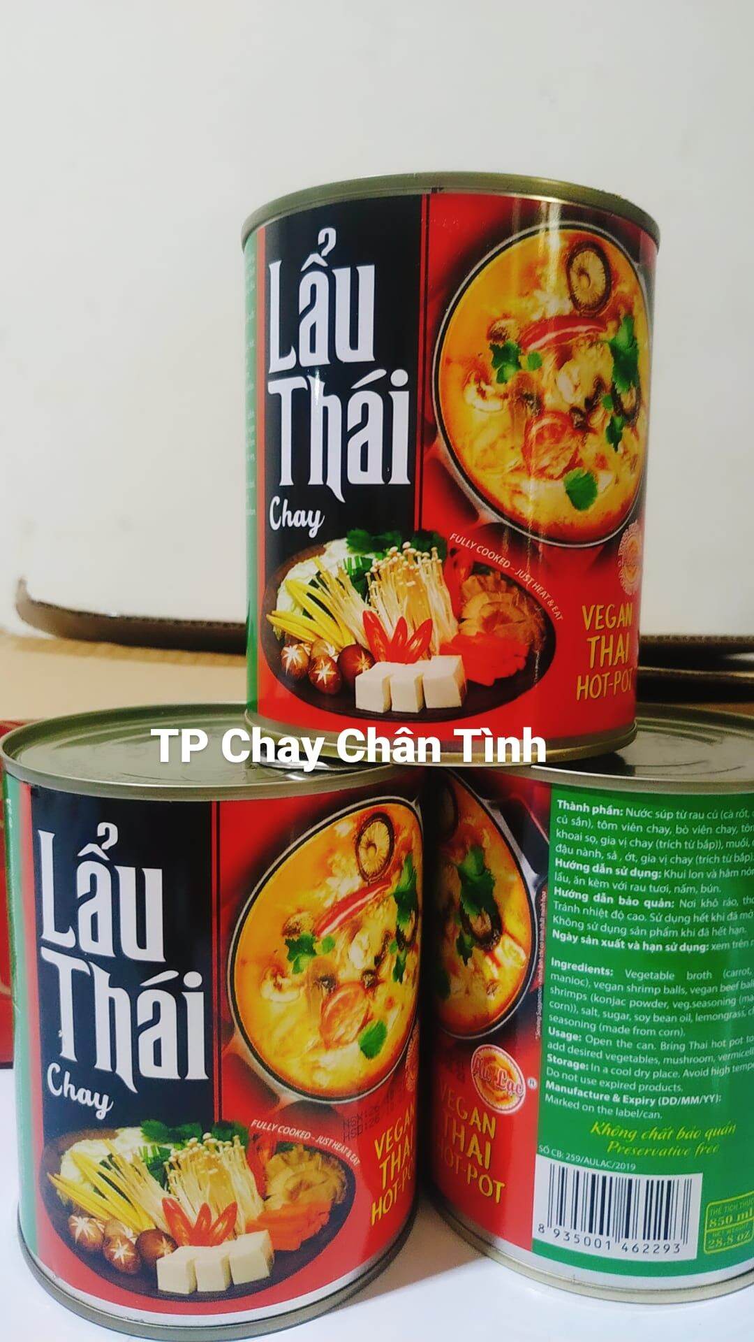 Lẩu Thái Chay Ăn Liền 850G