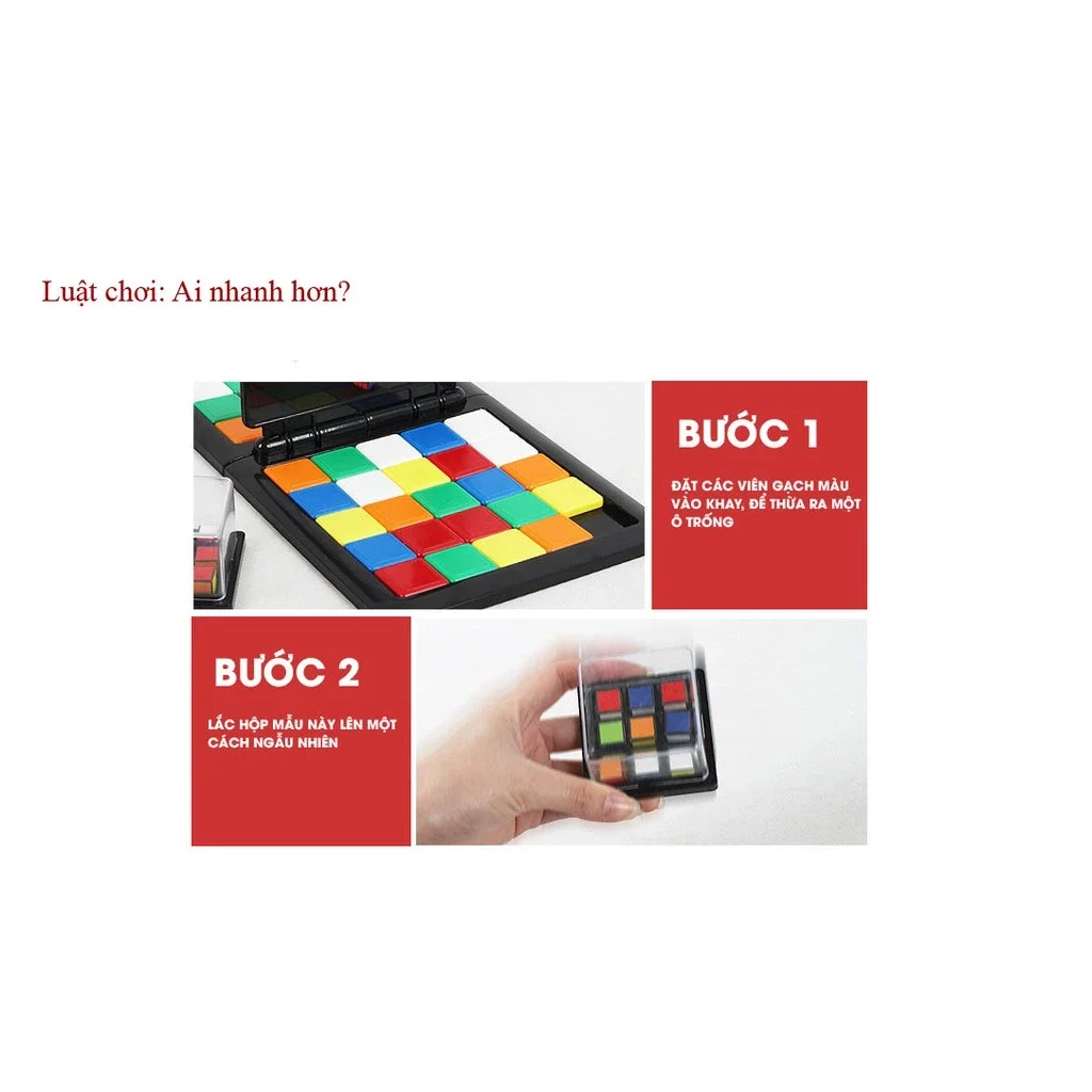 Bộ trò chơi board game Magic Block game -  Thử thách Rubik