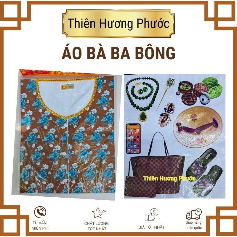 Quần áo bà ba bông cao cấp vàng mã