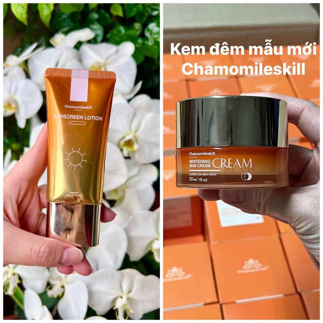 KEM DƯỠNG DA BAN ĐÊM CHAMOMILESKILL MẪU MỚi